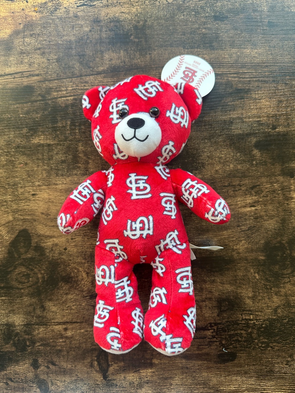 St. Louis Cardinals Build-A-Bear Logo Plush Bear